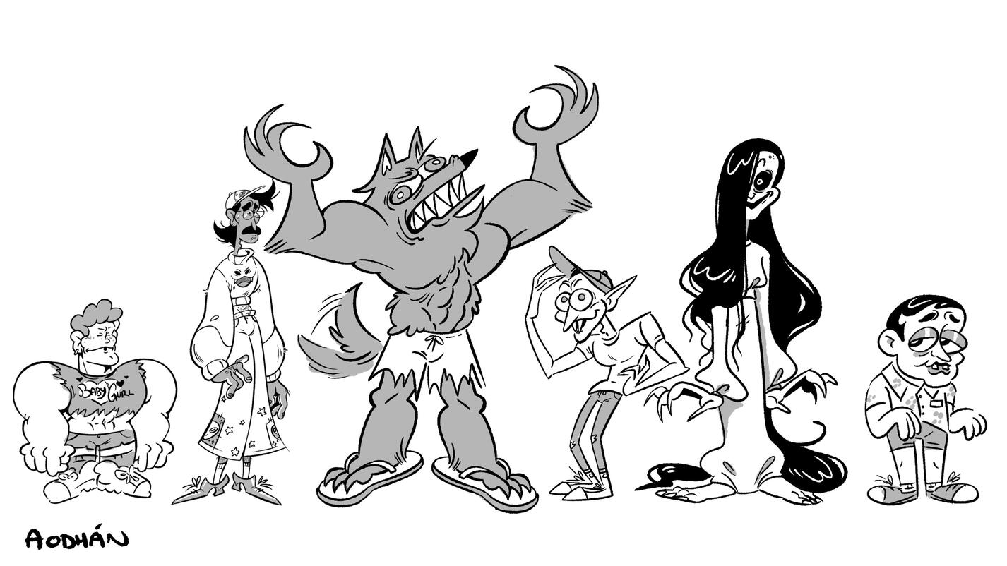 Haunted Gas Station Lineup